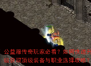 公益服传奇玩家必看?如何快速升级获取顶级装备与职业选择攻略? 公益服传奇玩家必看?如何快速升级获取顶级装备与职业选择攻略?