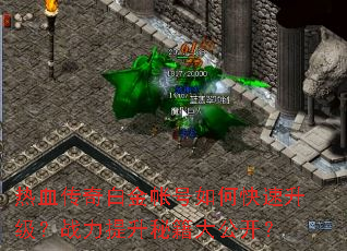 热血传奇白金帐号如何快速升级?战力提升秘籍大公开? 热血传奇白金帐号如何快速升级?战力提升秘籍大公开?