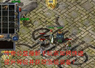 传奇公益服新手玩家如何快速提升等级并获取顶级装备? 传奇公益服新手玩家如何快速提升等级并获取顶级装备?