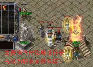 免费网传奇私服排行榜高战力职业如何选择? 免费网传奇私服排行榜高战力职业如何选择?