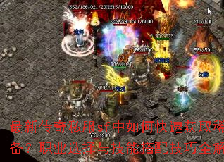 最新传奇私服sf中如何快速获取稀有装备?职业选择与技能搭配技巧全解析? 最新传奇私服sf中如何快速获取稀有装备?职业选择与技能搭配技巧全解析?