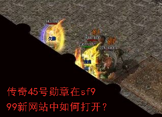传奇45号勋章在sf999新网站中如何打开? 传奇45号勋章在sf999新网站中如何打开?