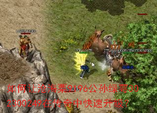 如何让沧海粟9196公孙绿萼302300249在传奇中快速升级? 如何让沧海粟9196公孙绿萼302300249在传奇中快速升级?