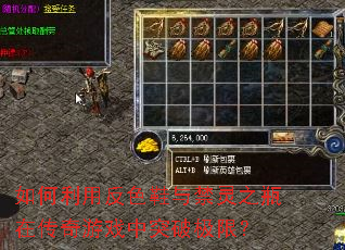 如何利用反色鞋与禁灵之瓶在传奇游戏中突破极限? 如何利用反色鞋与禁灵之瓶在传奇游戏中突破极限?