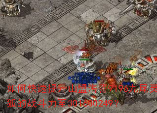 如何快速提升山盟海誓9196九尾灵狐的战斗力至301600249? 如何快速提升山盟海誓9196九尾灵狐的战斗力至301600249?