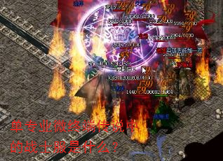 单专业微终端传说中的战士服是什么? 单专业微终端传说中的战士服是什么?