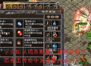 学会组队培养默契,如何在超变态合击传奇中发挥最大战力? 学会组队培养默契,如何在超变态合击传奇中发挥最大战力?
