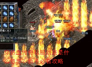 穿热血传奇私服到底是什么意思?新手必看攻略 穿热血传奇私服到底是什么意思?新手必看攻略
