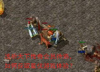 浅析天下传奇会员待遇,如何获取最优游戏体验? 浅析天下传奇会员待遇,如何获取最优游戏体验?