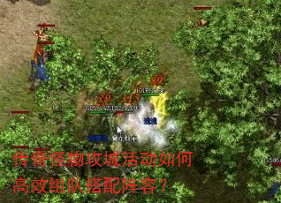 传奇怪物攻城活动如何高效组队搭配阵容? 传奇怪物攻城活动如何高效组队搭配阵容?