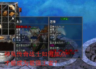 神鬼传奇战士如何加点才能成为最强王者? 神鬼传奇战士如何加点才能成为最强王者?